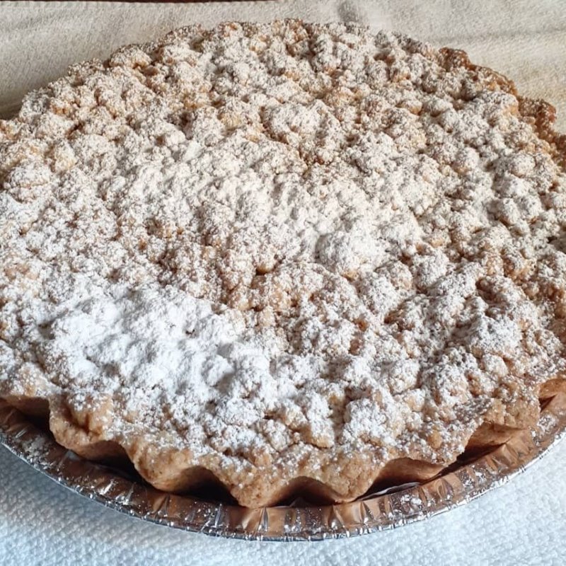 Tarta Crumble de Manzanas