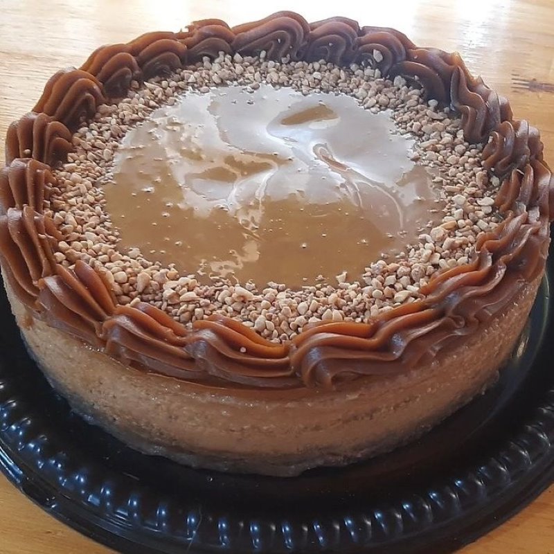 Cheesecake de dulce de leche
