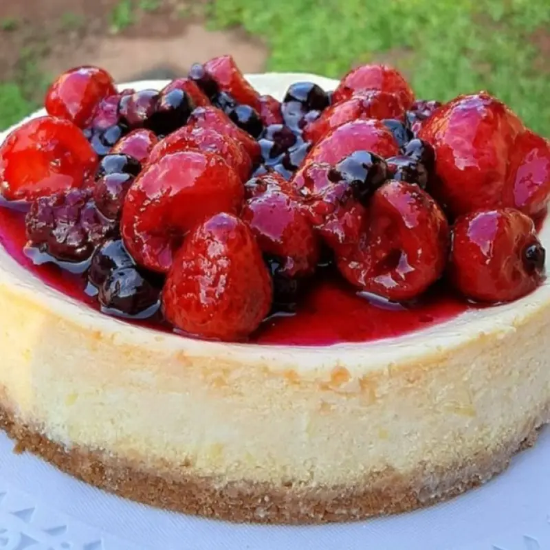 New York Cheesecake con Frutos Rojos | Chechus Cakes