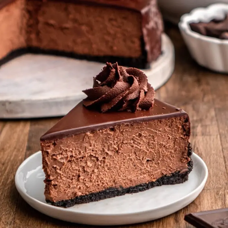 Cheesecake de Chocolate Semiamargo | Chechus Cakes