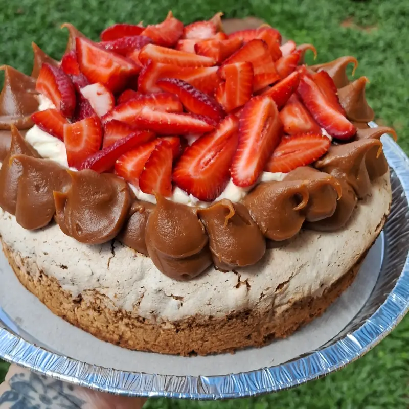 Torta Soufflé de Nueces | Chechus Cakes