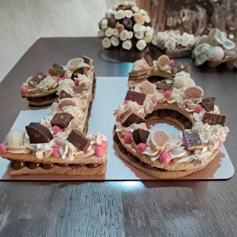 Torta Letra o Número | Chechus Cakes